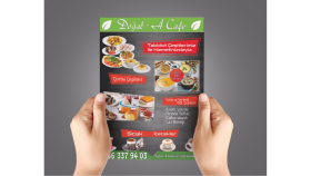 Dogal A-Cafe Broşür Tasarımı