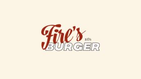 Burger logo, sosyal medya, menü, ambalaj mockup