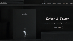 Php ile web tasarım - yazar sitesi