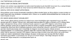 Klimalar hakkında makale