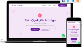 Ekin Çiçekçilik Modern Web Sitesi