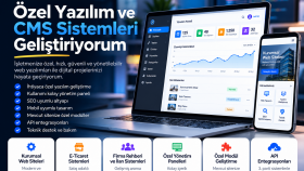 özel yazılım ve CMS sistemleri geliştiririm
