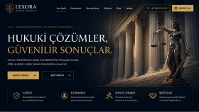 Lexora Hukuk Bürosu - Kurumsal Web Sitesi Tasarımı