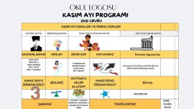 OKULLAR İÇİN ÇİZELGELER