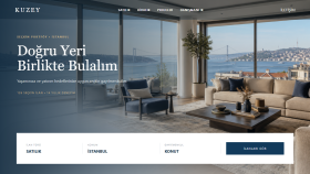 KUZEY — Gayrimenkul Web Sitesi Konsepti