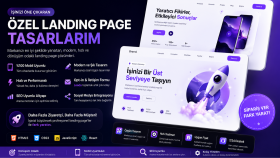 işletmeniz için özel landing page tasarlar ve kodlarım