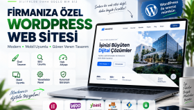 firmanıza özel profesyonel kurumsal web sitesi yaparım