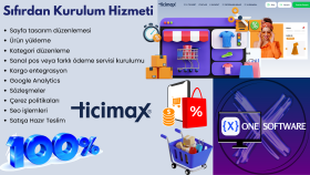 Ticimax ile profesyonel satışa hazır site kurulumu yapıyorum