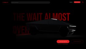 Tesla Web Sitesi Konsept Tasarımı