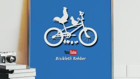 Youtube Kanalı Logo Tasarımı Bisikletli Rehber 150.000 Abone