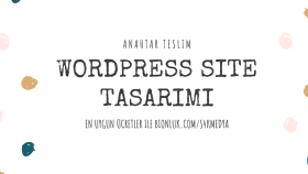 Wordpres site kapak resmi