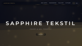 Sapphire Tekstil akıcı kurumsal website tasarımı.