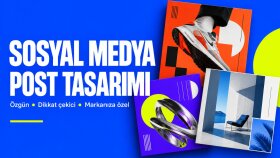 markanıza özel sosyal medya postları tasarlarım