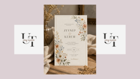 size özel şık ve modern davetiye tasarımı yaparım