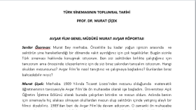 AVŞAR FİLM VİDEO RÖPORTAJ DEŞİFRESİ