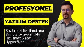 İsteğe göre her dilde kod yazabilir, sorunlarınızı çözerim