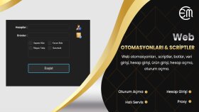 web otomasyonları hazırlarım