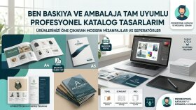 kurumsal ve baskıya hazır profesyonel katalog tasarlarım