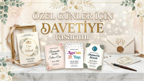 özel günleriniz için profesyonel davetiyeler hazırlarım
