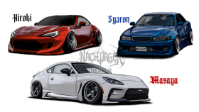 Custom Car Illustrations