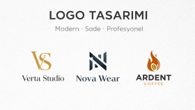 markanı yansıtan modern ve profesyonel logo tasarımı yaparım