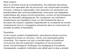 Academic Translation – French into English (Sample) 