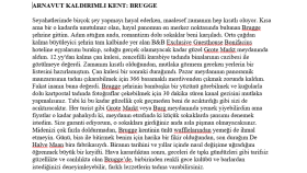 Arnavut Kaldırımlı Kent: Brugge