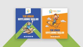 İklim Okulları için Hazırlanan Sosyal Medya Çalışmaları 