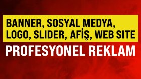 banner, instagram post, web sitesi, logo yaparım
