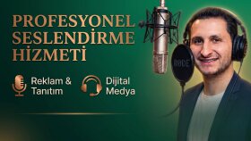 markanız için profesyonel seslendirme yapıyorum