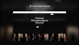 Beta Tattoo Studio - Premium Web Tasarım
