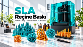 yüksek detaylı SLA reçine 3D baskı yapabilirim