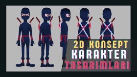 2D Karakter tasarımlarım