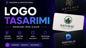 markanı öne çıkaran modern logo tasarımı yaparım