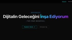 Kişisle Portfolyo Sitem