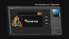 RealARDboss Kick Kanalı için yaptığım tasarımlar