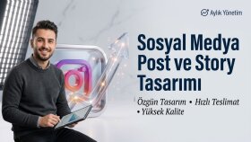 Instagram sosyal medya post ve story tasarımı yaparım
