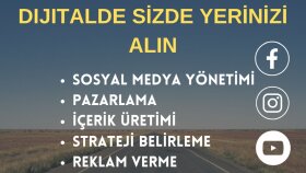 sosyal medya hesaplarınızı yönetir ve içerik üretirim