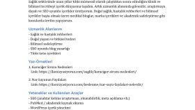 SEO Uyumlu İçerik Yazarlığı