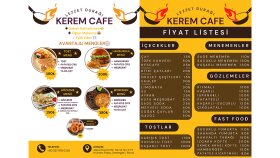 Kerem Kafe Menü 