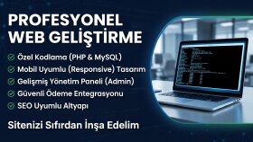 profesyonel, mobil ve dinamik bir web sitesi yapabilirim
