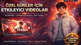kurumsal ve bireysel özel gün videoları hazırlarım