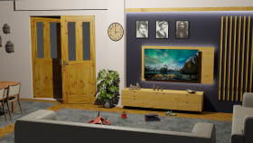 Oturma Odası Tasarım ve render 