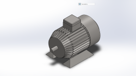 Motor mili - solid work tasarımı 