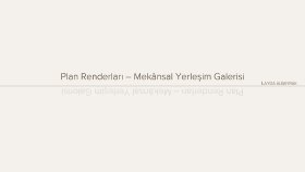 3D İç Mekan Render Galerisi