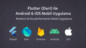 flutter ile android ve ios mobil uygulama geliştiririm