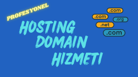 hosting ve domain konusun da size hizmet verebilirim