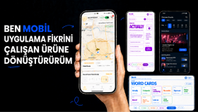 mobil uygulama fikrini çalışan ürüne dönüştürürüm