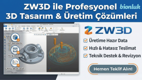 Zw3d ile 3d tasarım ve teknik çizim yaparım