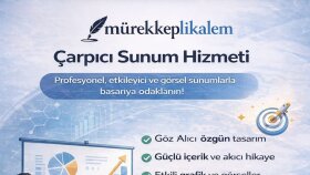 akademik & profesyonel sunum hazırlarım